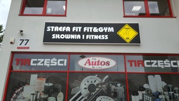 Kaseton reklamowy 600x100 cm grafika UV MOCNE LEDY