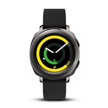 ЧЕРНЫЙ СИЛИКОНОВЫЙ РЕМЕНЬ SAMSUNG GEAR SPORT