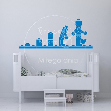 НАКЛЕЙКА НА СТЕНУ LEGO BLOCKS PEOPLE XXL