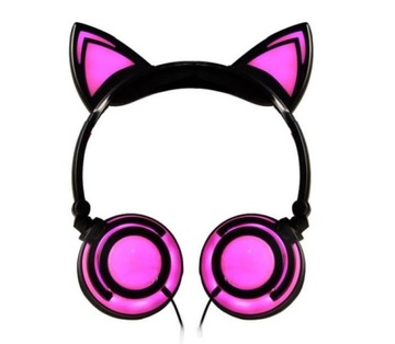 НАУШНИКИ CAT EAR СВЕТОДИОДНАЯ ПОДСВЕТКА НОВАЯ МОДЕЛЬ!