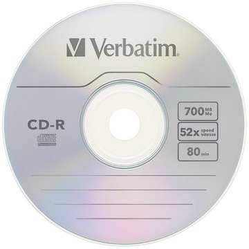 Диски VERBATIM CD-R 700MB 52x 10 шт., в конвертах