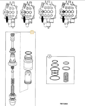 ГЛАВНЫЙ КЛАПАН ДАВЛЕНИЯ MRV 3CX 4CX JCB 25/974602