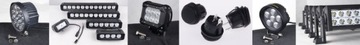 LAMPA ROBOCZE HALOGENY 18W LED CREE 36W ZESTAW 4x4