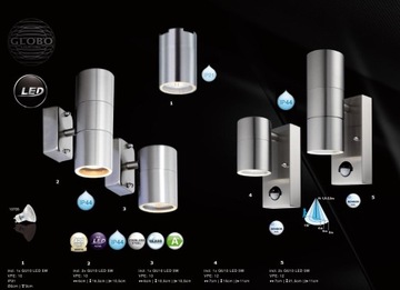 Kinkiet Elewacyjny Lampa Elewacyjna LED IP44 Inox