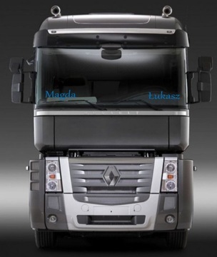 Именные наклейки на лобовое стекло TIR LKW BUS