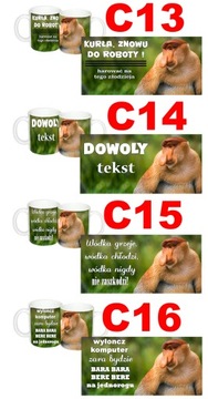 XXL NOSACZ MUG Януш Гражина, собственный текстовый брелок.