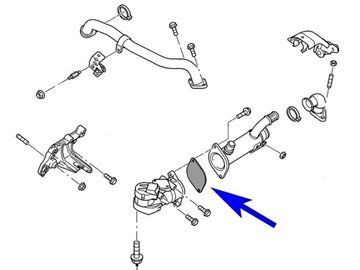 Заглушка EGR Citroen Peugeot 2.0 HDI 16V 136 140 л.с.