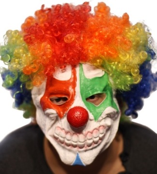 Maska Straszny zły Klaun z Horroru Klauna Joker