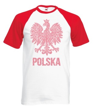 Koszulka męska ORZEŁ Z HYMNEM POLSKI S/3XL