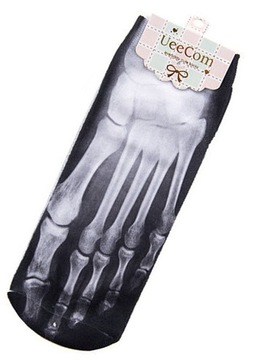 Скелетные носки - костяные носки - x -ray