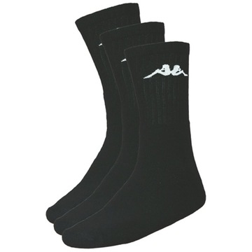 Skarpety Skarpetki 6 PAR frotte KAPPA CZARNE 39-42