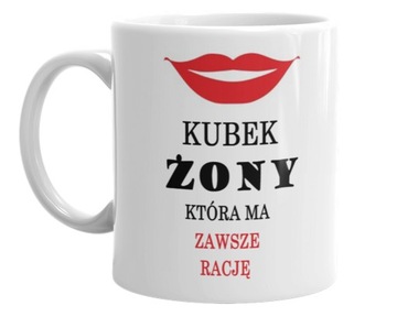 KUBEK ŻONY DZIEWCZYNY NA URODZINY PREZENT IMIENIEM