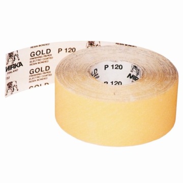 PAPIER ŚCIERNY MIRKA GOLD ROLKA 70MM / 25MB gr.100