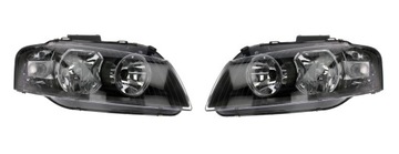 REFLEKTOR LAMPA PRZÓD AUDI A3 8P 03-08 KOMPLET L+P