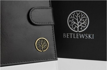 МУЖСКОЙ КОЖАНЫЙ КОШЕЛЕК BETLEWSKI RFID НА МОЛНИИ