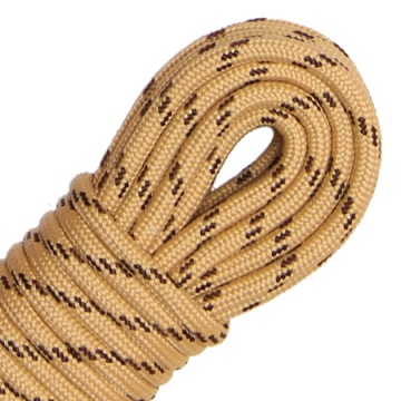 SZNUROWADŁA SZNURÓWKI TREKKINGOWE 150 cm OKRĄGŁE PIASKOWO-BRĄZOWE nr 178