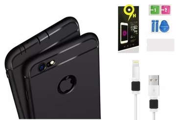 ETUI IPHONE 8 PLUS SLIM MAT+SZKŁO 9H+PREZENT