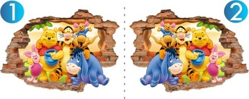 Наклейки на стену детские, 3D FAIRS, 100x70см