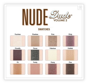 ПАЛИТРА ТЕНЕЙ ДЛЯ ВЕК THE BALM NUDE DUDE VOLUME 2