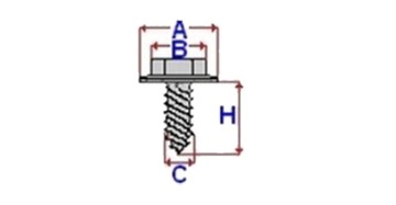 ВИНТ УНИВЕРСАЛЬНЫЙ TORX 4 X 12 мм X10