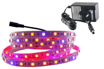 Zestaw oświetlenia LED GROW wzrost roślin 2.5m