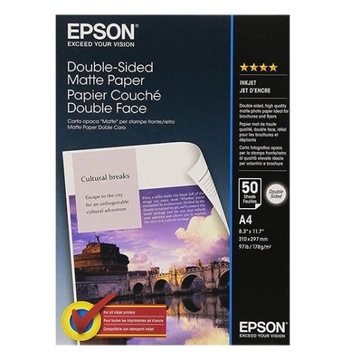 Papier foto Epson Double-Sided Matte A4 178g 50ark