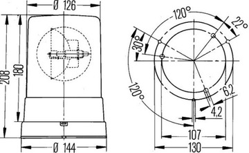 СИГНАЛЬНАЯ ЛАМПА HELLA 2RL006 295-111 KL710 24В