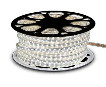 Светодиодная лента змейка 230В 60LED/м ХОЛОДНАЯ 100М + БЛОК ПИТАНИЯ