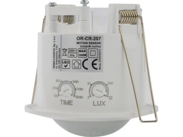 ПОТОЛОЧНЫЙ ДАТЧИК ДВИЖЕНИЯ, БЕЛЫЙ OR-CR-207 ORNO