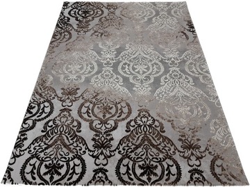 Dywan THEMA GLAMOUR loft szaro brązowy beż 120x170