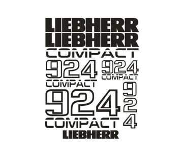 Наклейки наклейка LIEBHERR 924 COMPACT