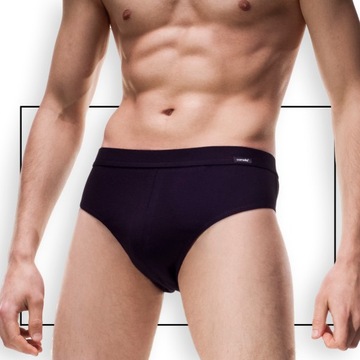 Трусики из хлопка CORNETTE AUTHENTIC, черные, размер L