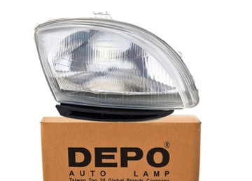 FIAT SEICENTO REFLEKTOR LAMPA H4 PRAWA DEPO