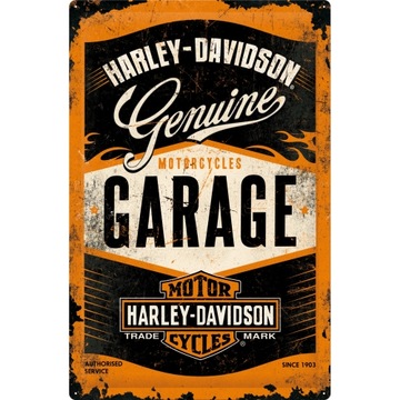 Tablica szyld HARLEY-DAVIDSON GARAGE metal 40x60