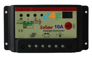 Regulator ładowania 10A PWM solar 12V 24V panel PV