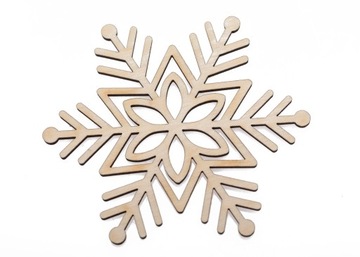 Śnieżynki gwiazdki płatki śniegu 10cm - ZESTAW 06