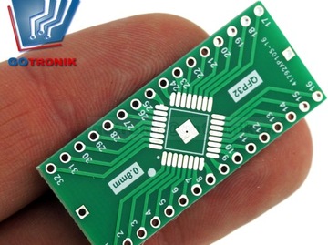 QFP32 Печатная плитка на DP32 _____________ PCB-115