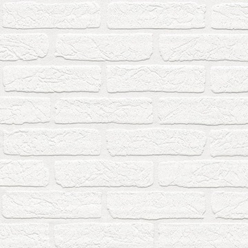 ОБОИ PS 9136-30 Каменная стена PURE WHITE BRICK 3D