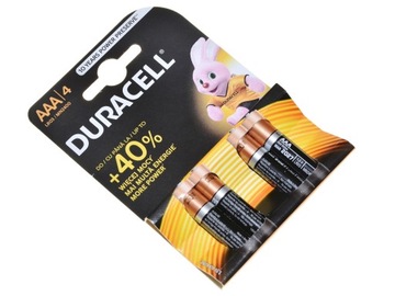 Duracell Bateria R3 AAA LR3 1,5V 4 szt. do aparatu