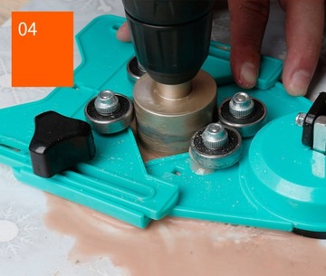 Направляющая для алмазного сверла для коронки кольцевой пилы