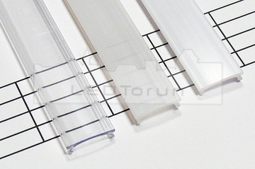 фото ориг. №3, Aluminum profile+ glass phosphors з to led strip overlay 1m