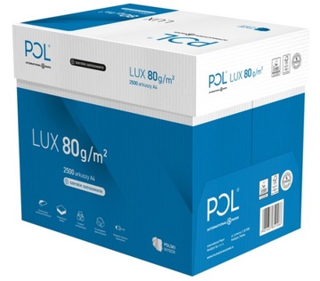 Papier ksero POLLUX A4 80g 5 ryz 2500 arkuszy