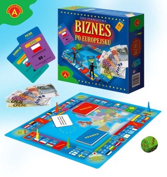 BIZNES PO EUROPEJSKU gra rodzinna Monopoly