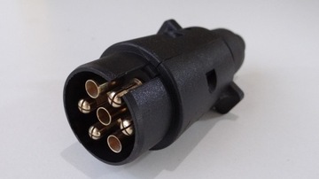 Вилка прицепа, 7-контактная вилка, розетка сцепного устройства, новая