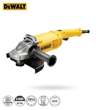 Угловая шлифовальная машина 230мм 2000Вт DEWALT DWE490