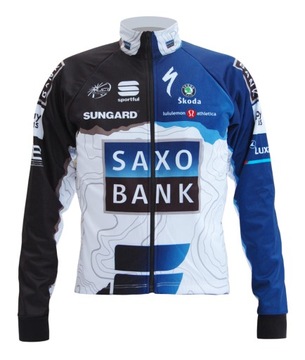 KURTKA KOLARSKA SAXO BANK XXL, WINDSTOPER, Loko