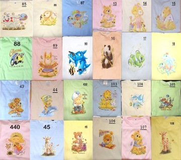 Body krótki RĘKAW Nadruk 100% bawełna POLSKIE 116