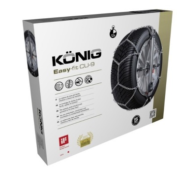 Цепи противоскольжения Konig Easy Fit 80 CU 9 195/65R15