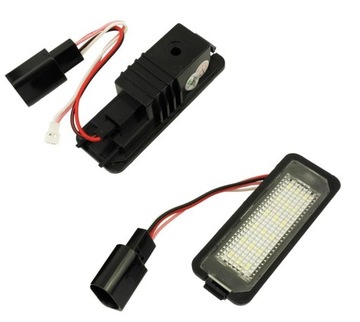 LED LAMPKI TABLICY 2x PODŚWIETLENIE VW GOLF 4-5-6-7