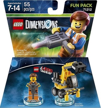 LEGO DIMENSIONS EMMET FUN PACK 71212 SKLEP